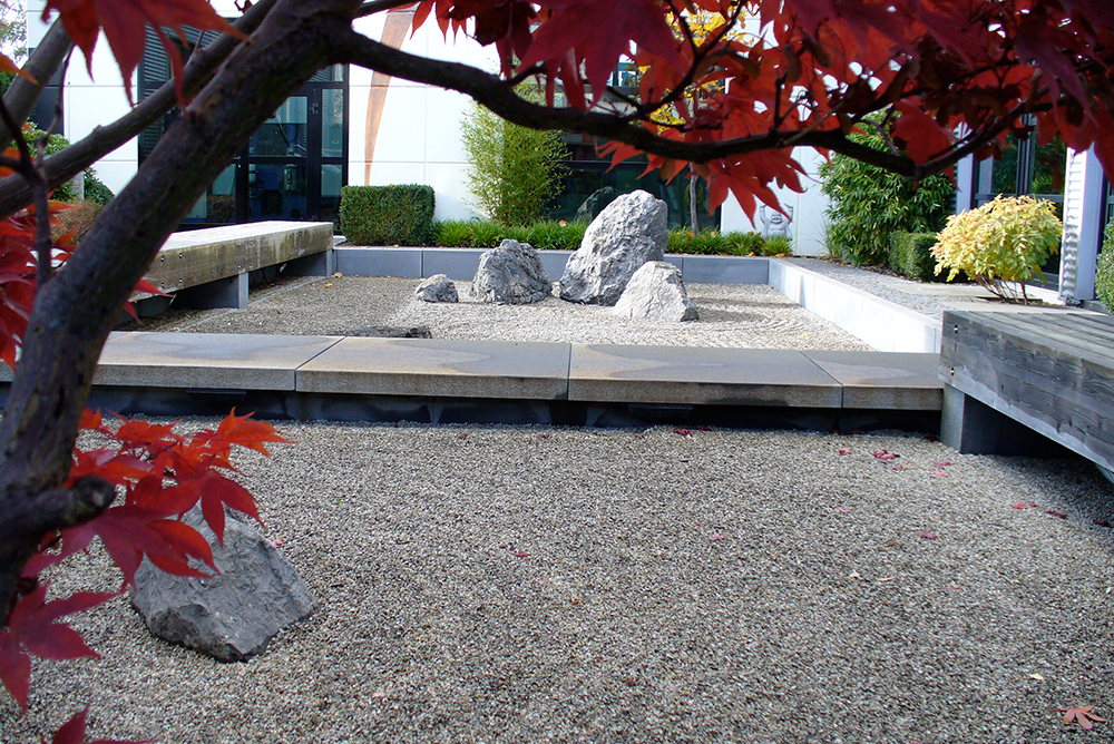 moderner japanischer Garten