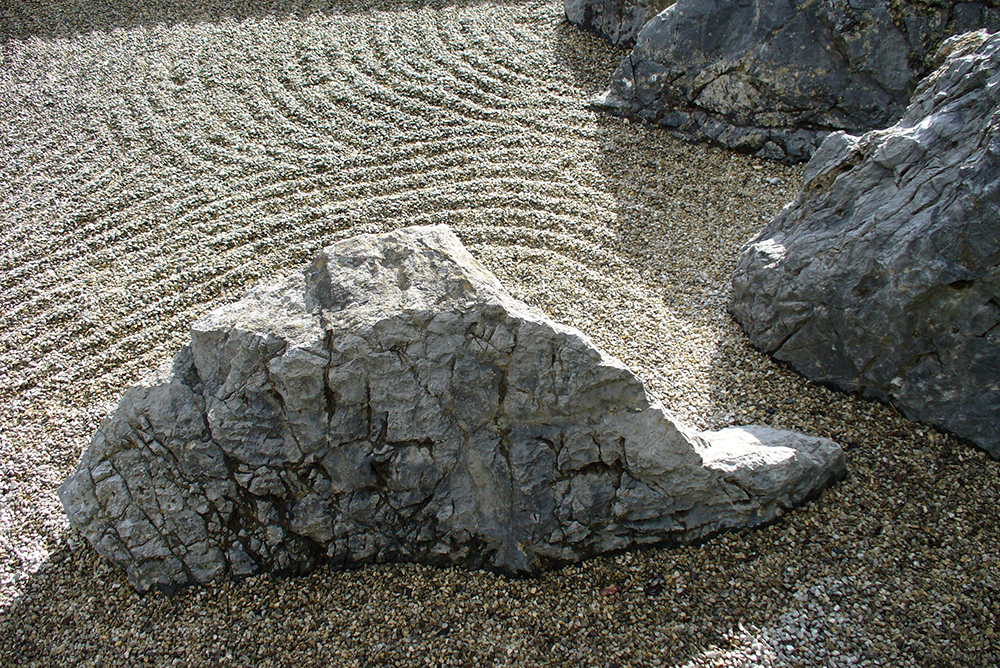 japanische Steinsetzung