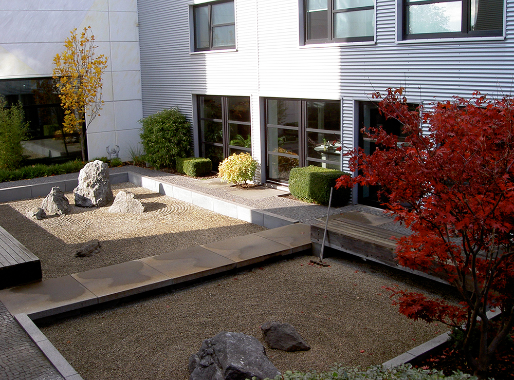 moderner japanischer Garten