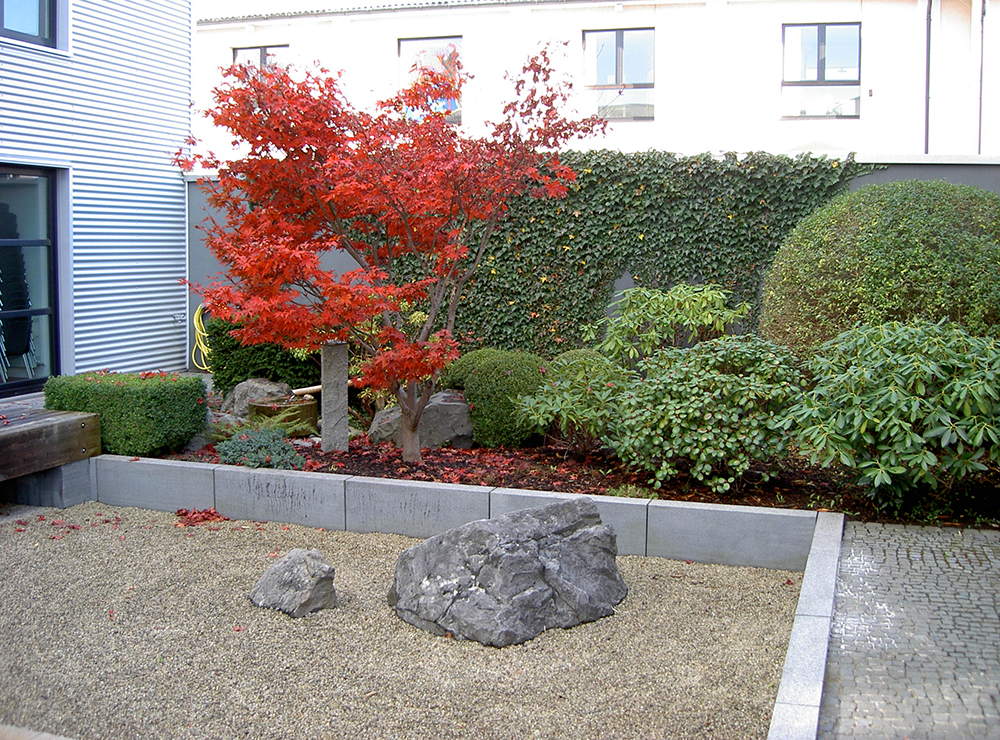 moderner japanischer Garten
