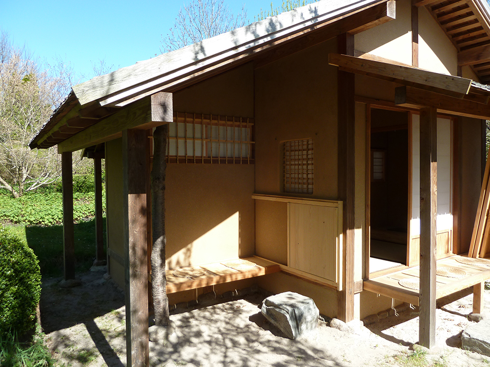 Teehaus im japanischen Garten Bartschendorf